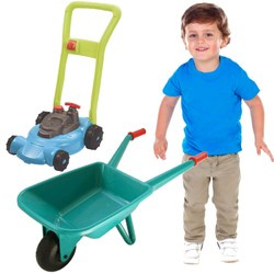Zestaw Taczka ogrodowa Bosch mini Kosiarka dla dzieci Klein