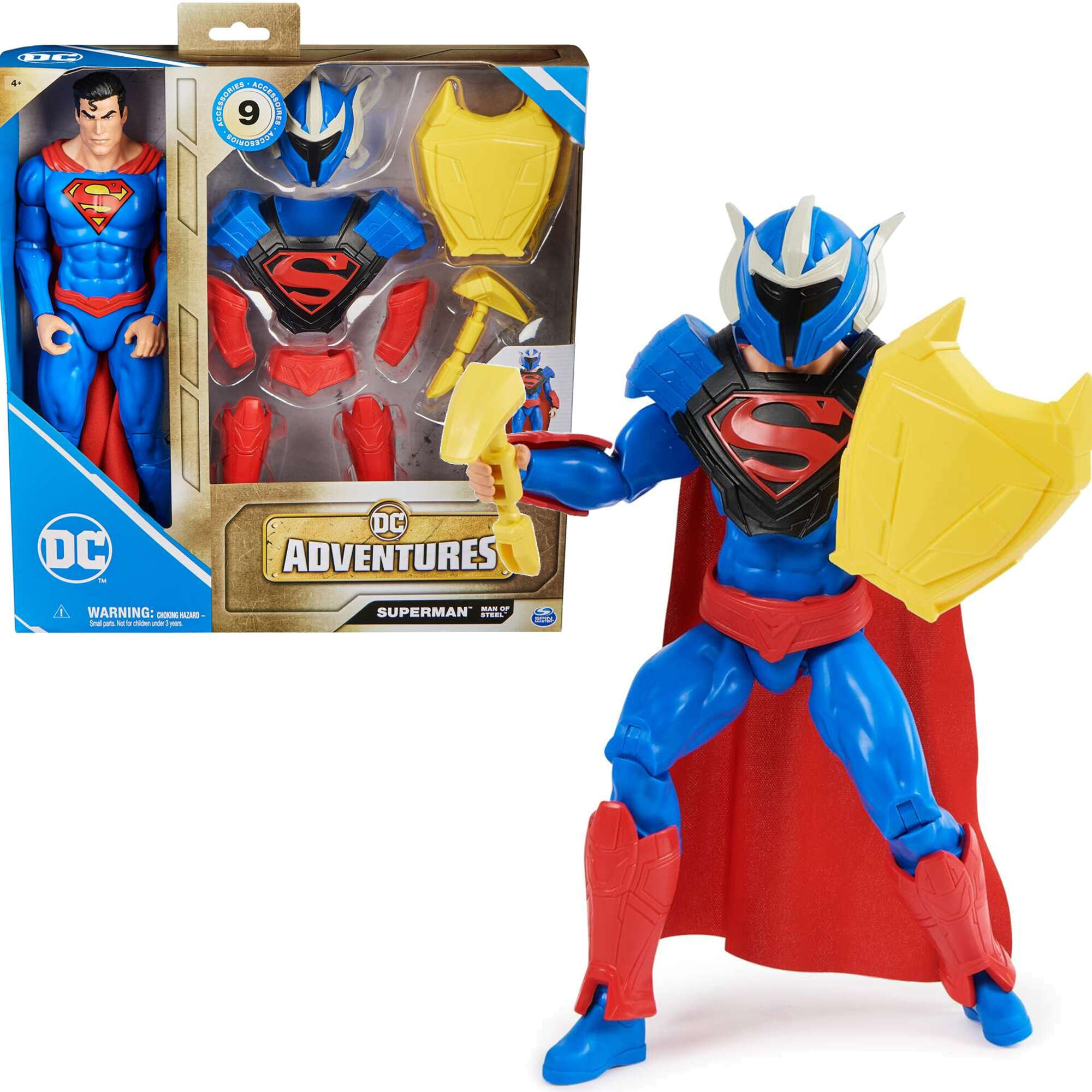 Figurka Superman DC Comics Man of Steel + akcesoria