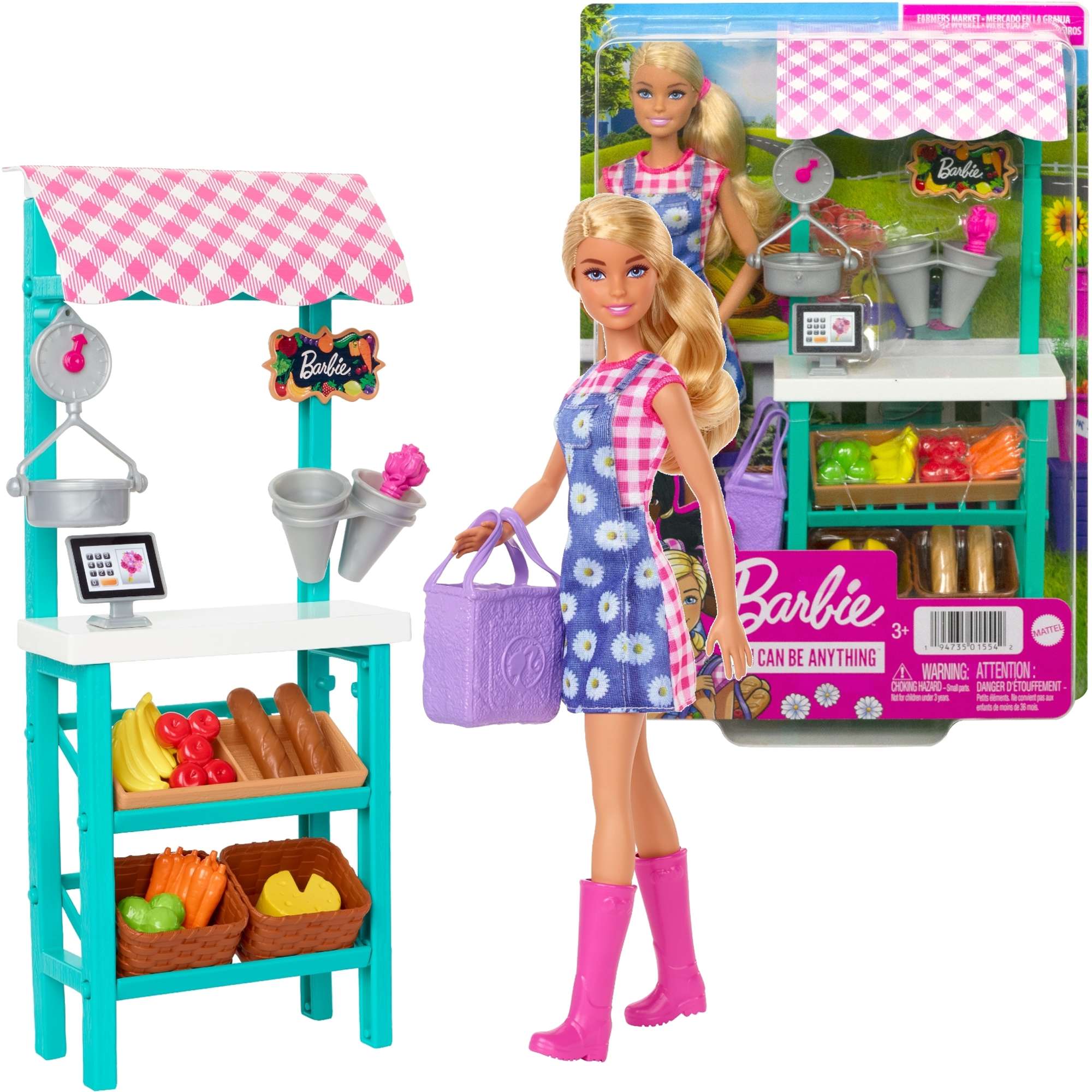 Barbie zestaw z lalk Targ farmerski + akcesoria