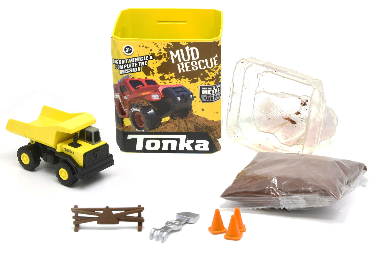 Tonka Mud Rescue Truck autko + piasek