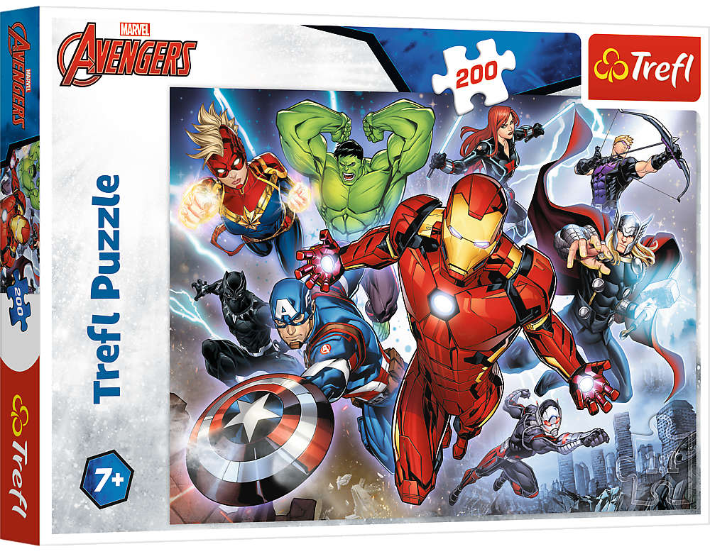 Trefl Puzzle 200 Waleczni Avengersi