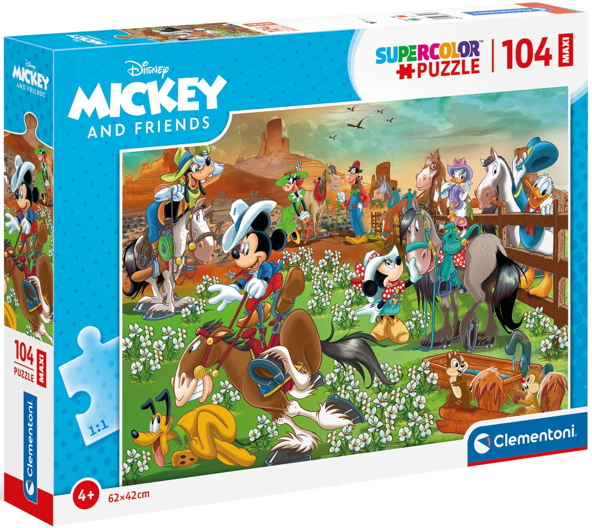 Clementoni Puzzle Maxi 104 Mickey and Friends