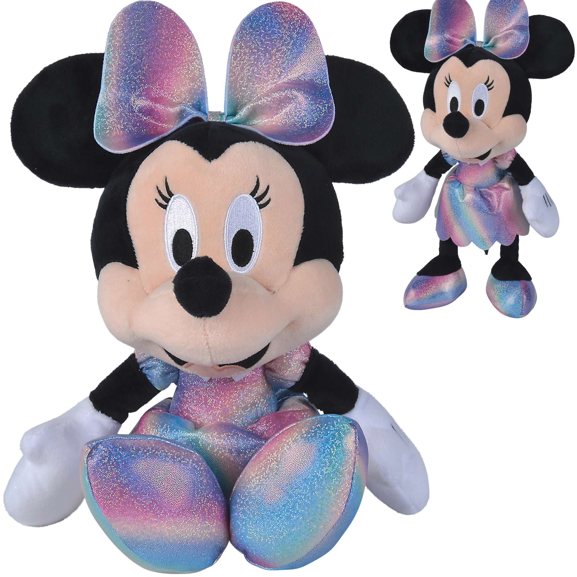 Disney 100 Maskotka Myszka Minnie Mikka przytulnka party kolorowy pluszak 36 cm
