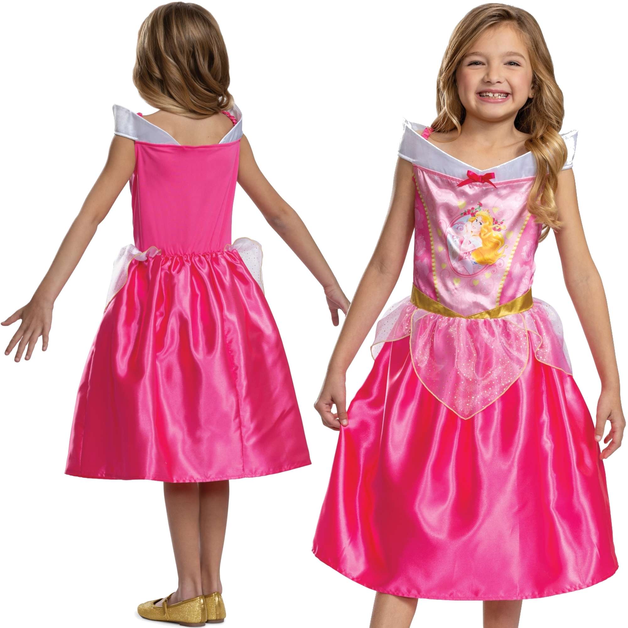 Strj karnawaowy Disney dla dziewczynki pica krlewna Aurora kostium przebranie 110-122 cm