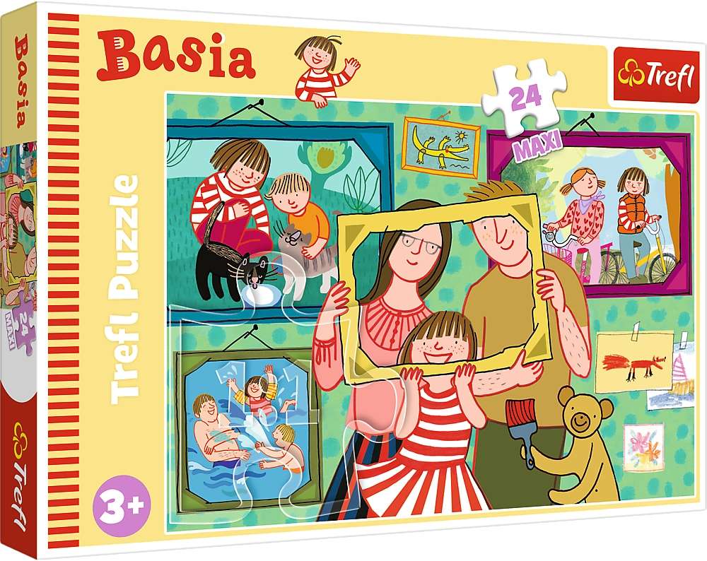 Puzzle Maxi 24 elementw Basia i jej dzie