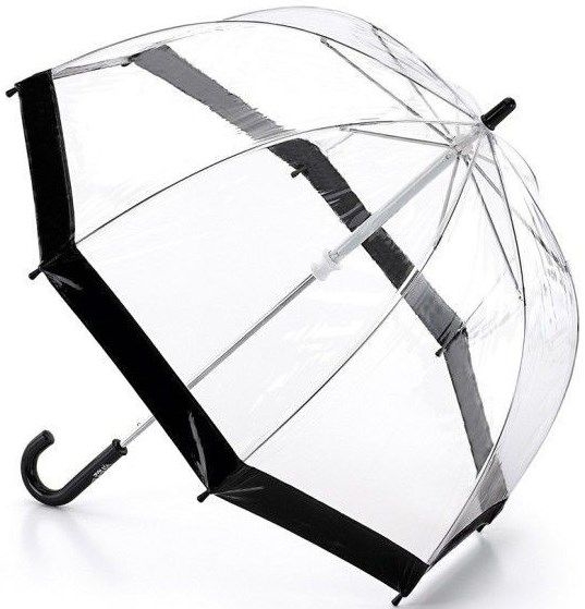 Fulton parasol dziecicy Funbrella Przezroczysto-czarny