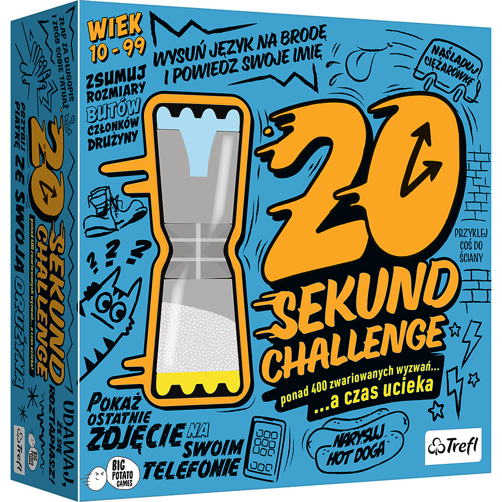 20 sekund gra Trefl Towarzyska Rodzinna Rywalizacja Wyzwanie Challenge