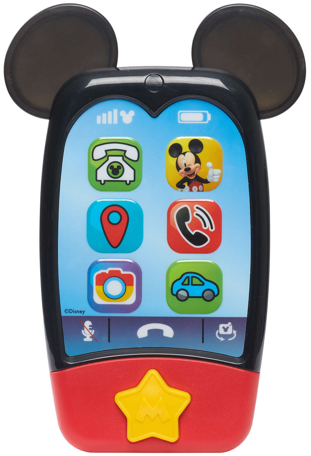 Disney Myszka Mickey Zabawkowy Smartfon dla dzieci Dwik 2+ Just Play
