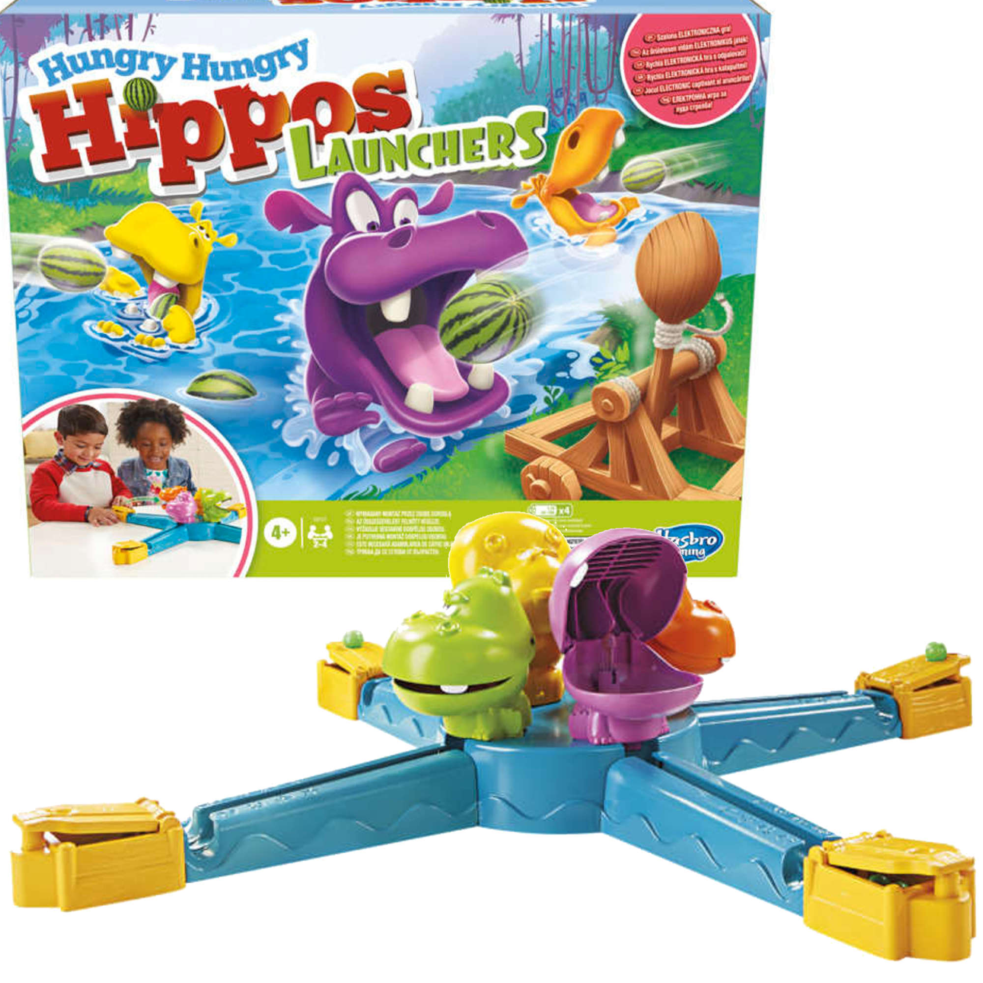 Elektroniczna Gra Hungry Hungry Hippos Lauchers