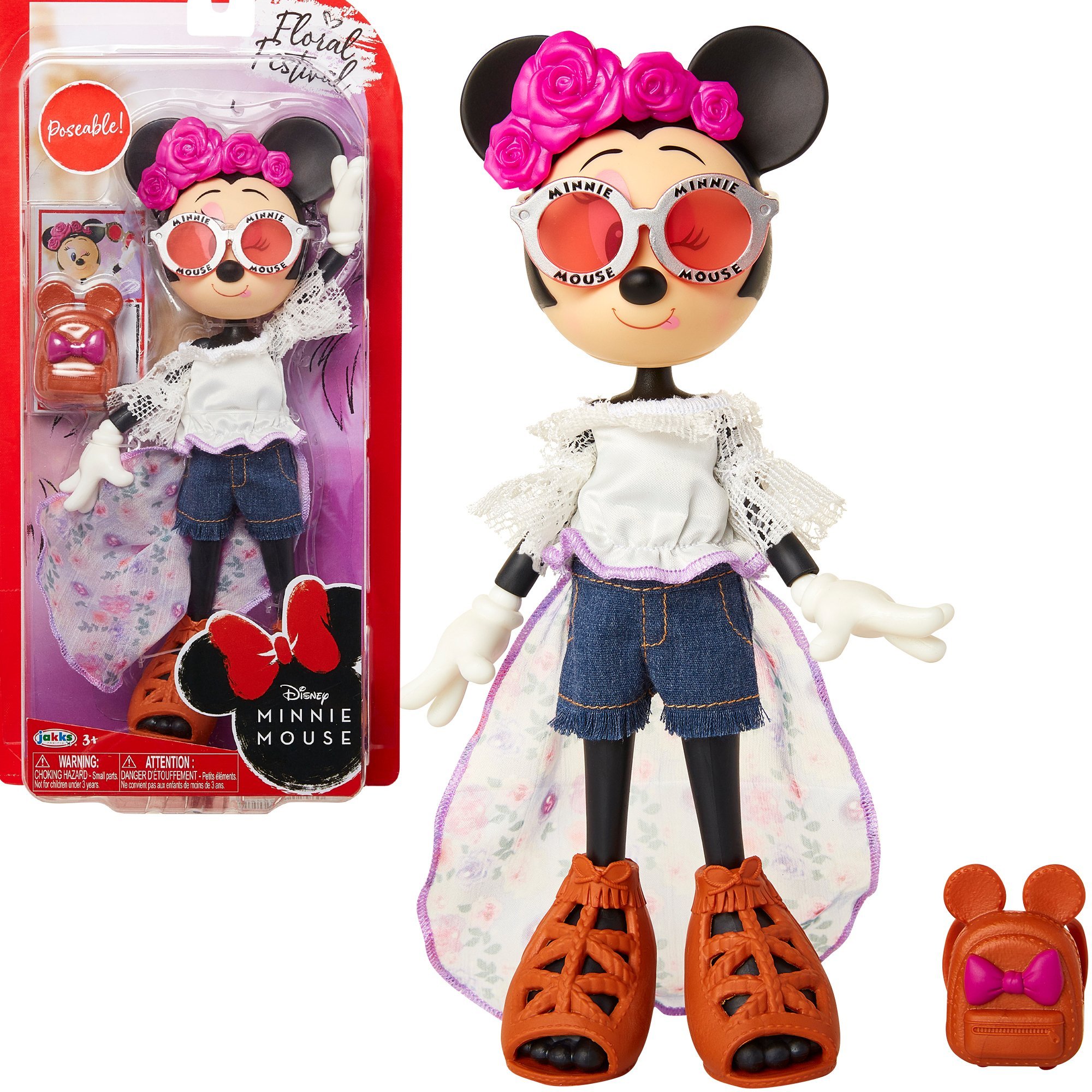 Jakks 20258 Disney Myszka Minnie Mouse Floral Festival