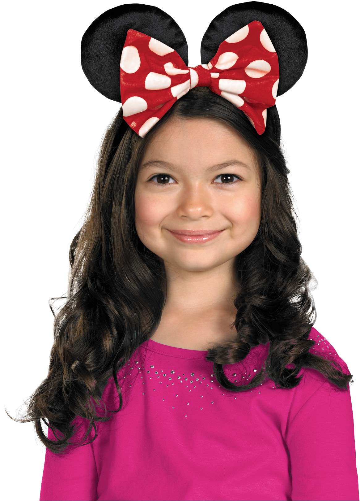 Disney Myszka Minnie kostium, opaska do wosw z kokardk
