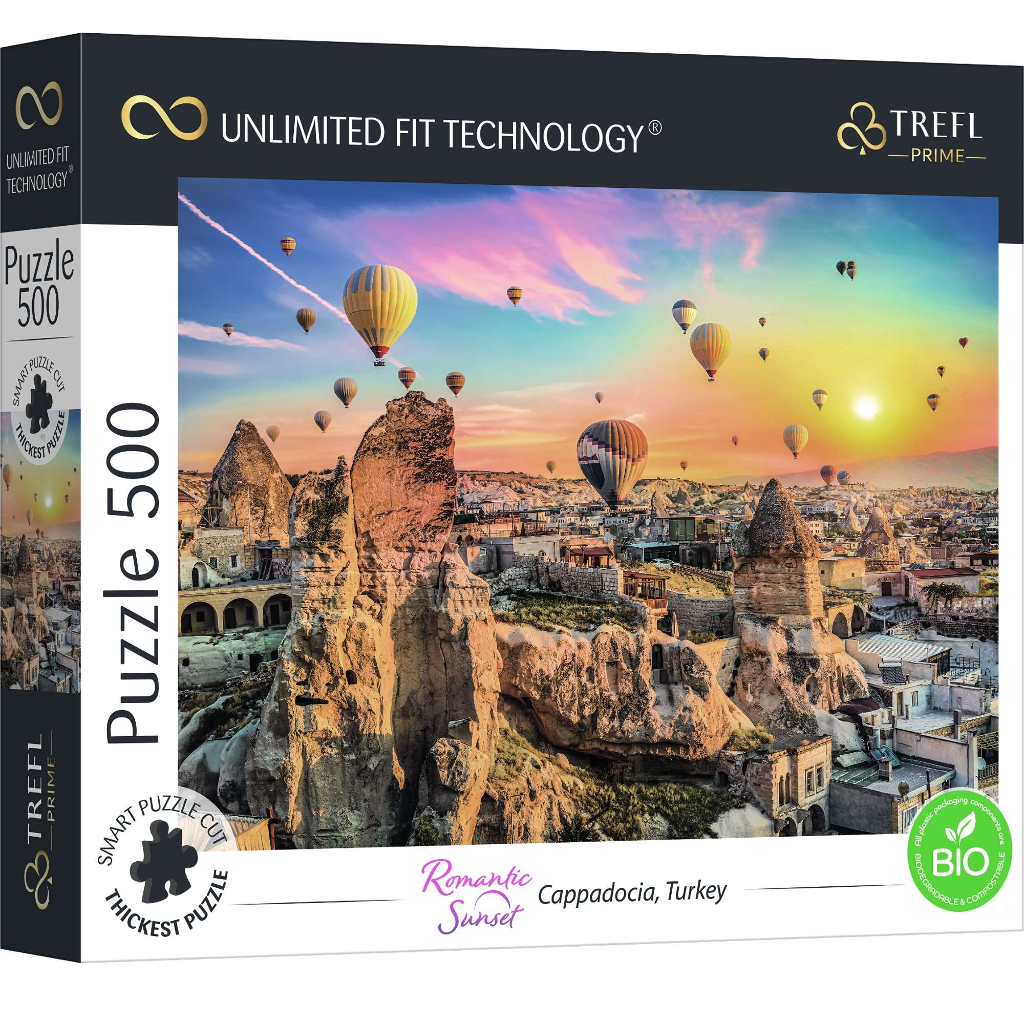 Puzzle 500 Cappadocia, Turcja Unlimited Fit Technology Trefl Prime