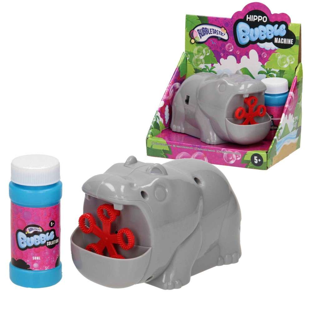 Hippo Maszynka Do robienia Baniek mydlanych + pyn hipopotam