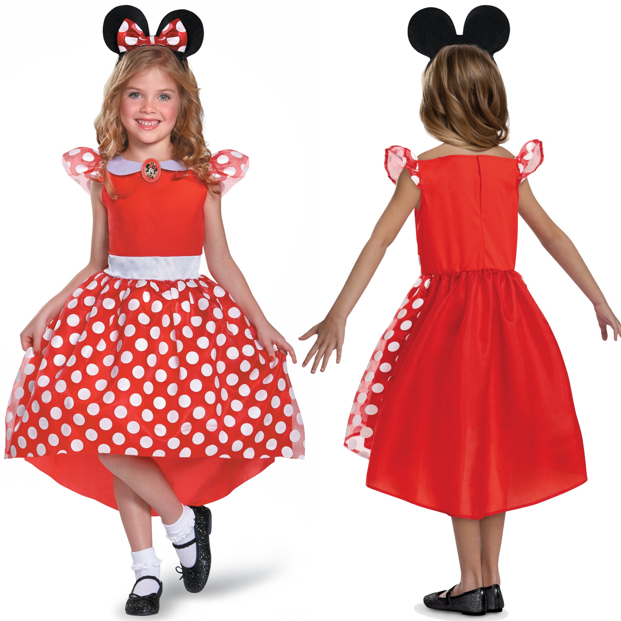 Strj karnawaowy Disney dla dziewczynki Myszka Minnie kostium przebranie 110-122 cm (5-6 lat)
