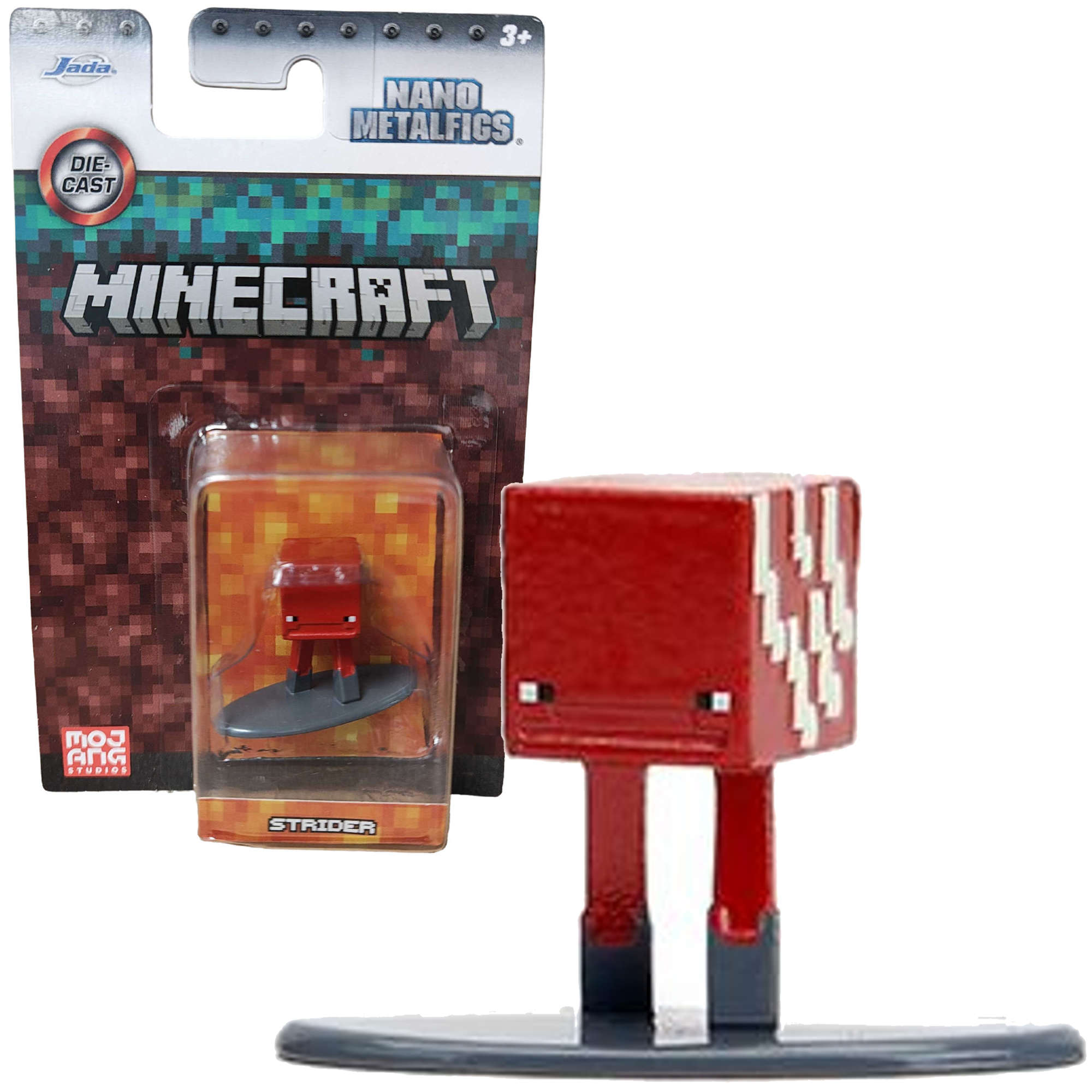 Minecraft metalowa figurka kolekcjonerska Obieywiat Strider Nano Metalfigs 4 cm Jada