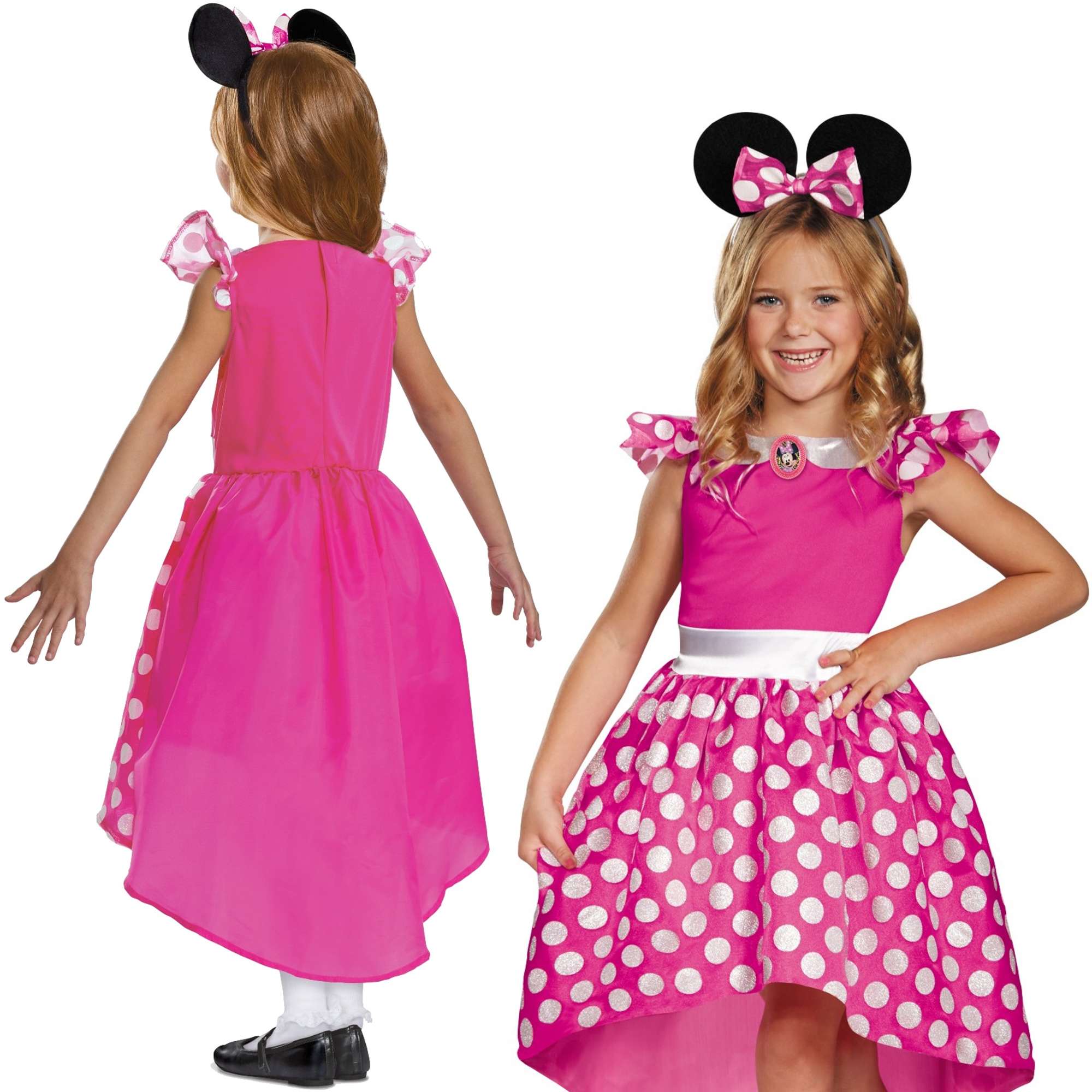 Strj karnawaowy Disney dla dziewczynki Myszka Minnie przebranie 98-110 cm (3-4 lata)