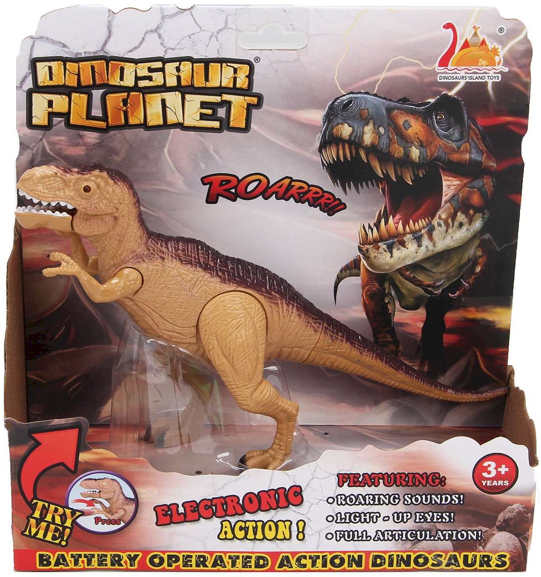 Anek Dinozaur T-Rex ¶wiat³o/d¼wiêk 15 cm