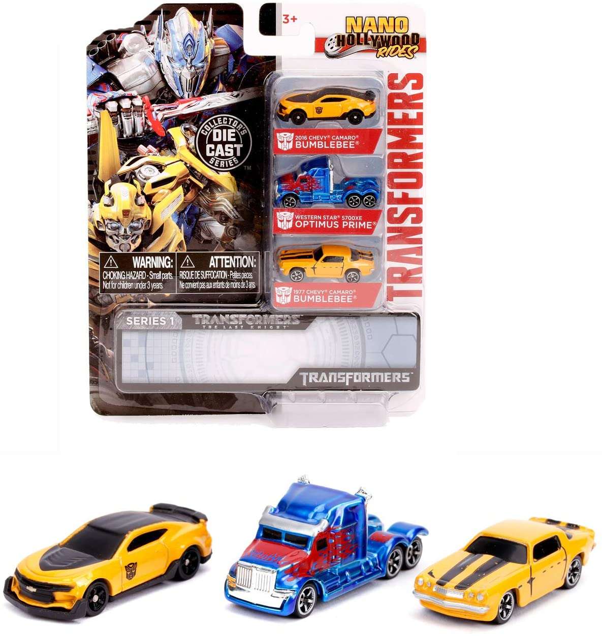 Jada Transformers 3 pojazdy nano cars seria 1