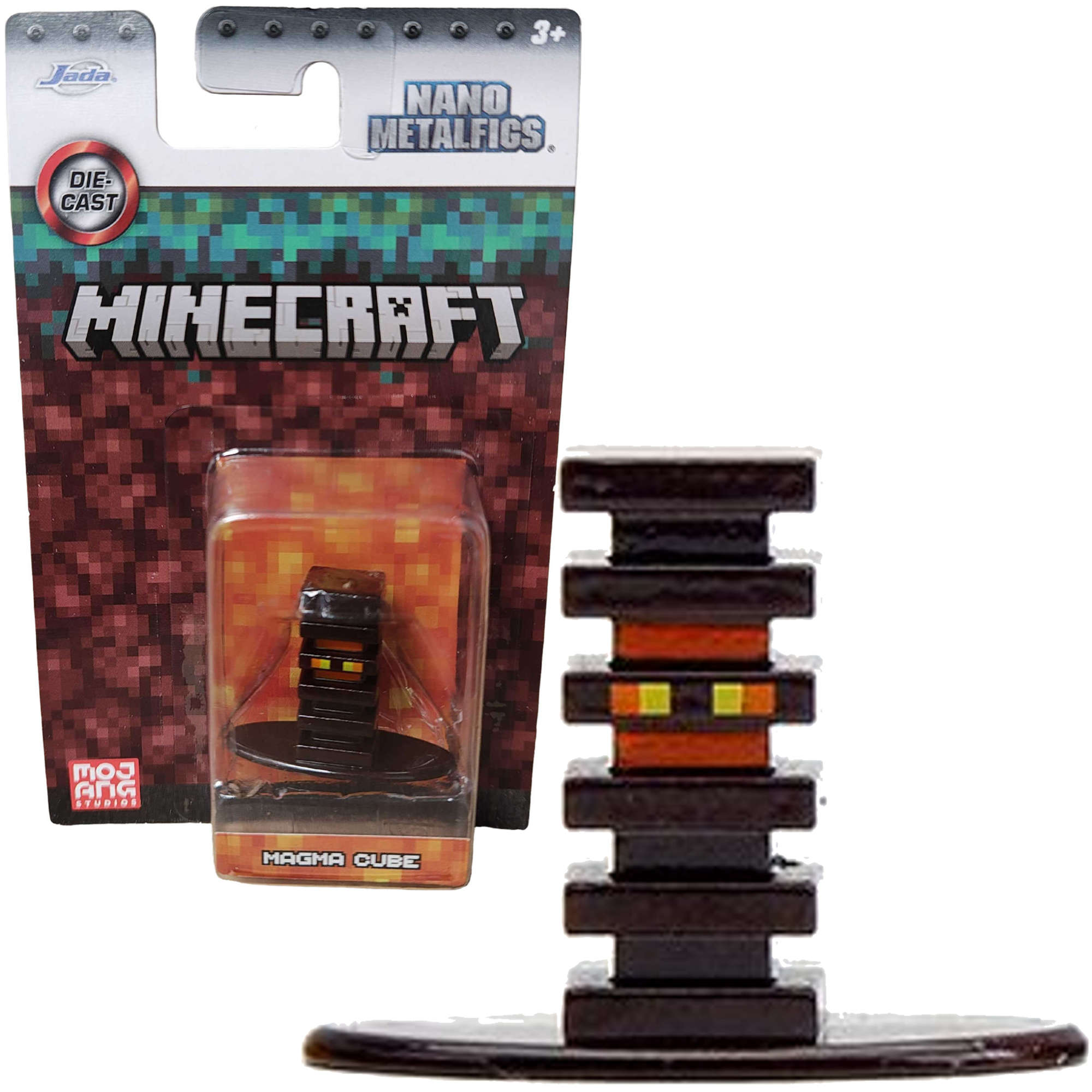 Minecraft metalowa figurka kolekcjonerska Skacz±ca Kostka Magmy Nano Metalfigs 4 cm Jada