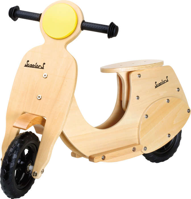 Drewniany rowerek biegowy Balance Bike Motor Scooter