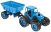 Mochtoys Niebieski Traktor z przyczep±