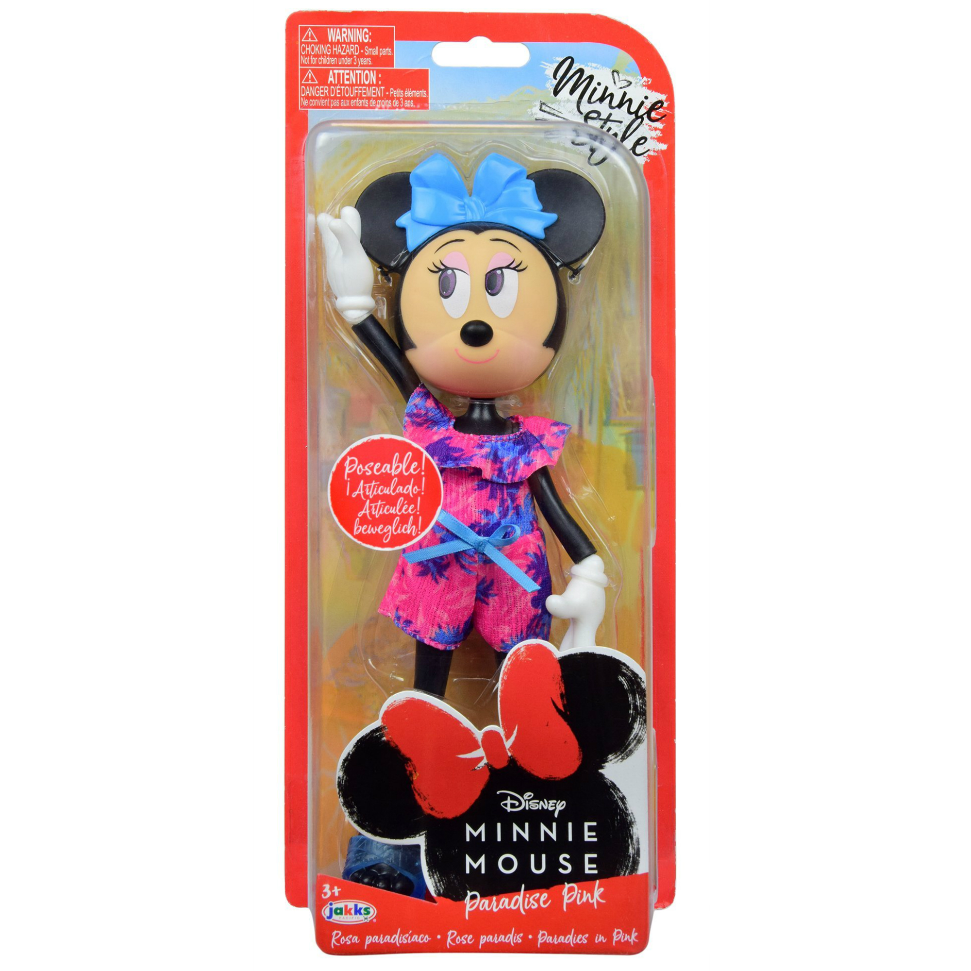 Jakks 20990 Disney Minnie Mouse Paradise Pink