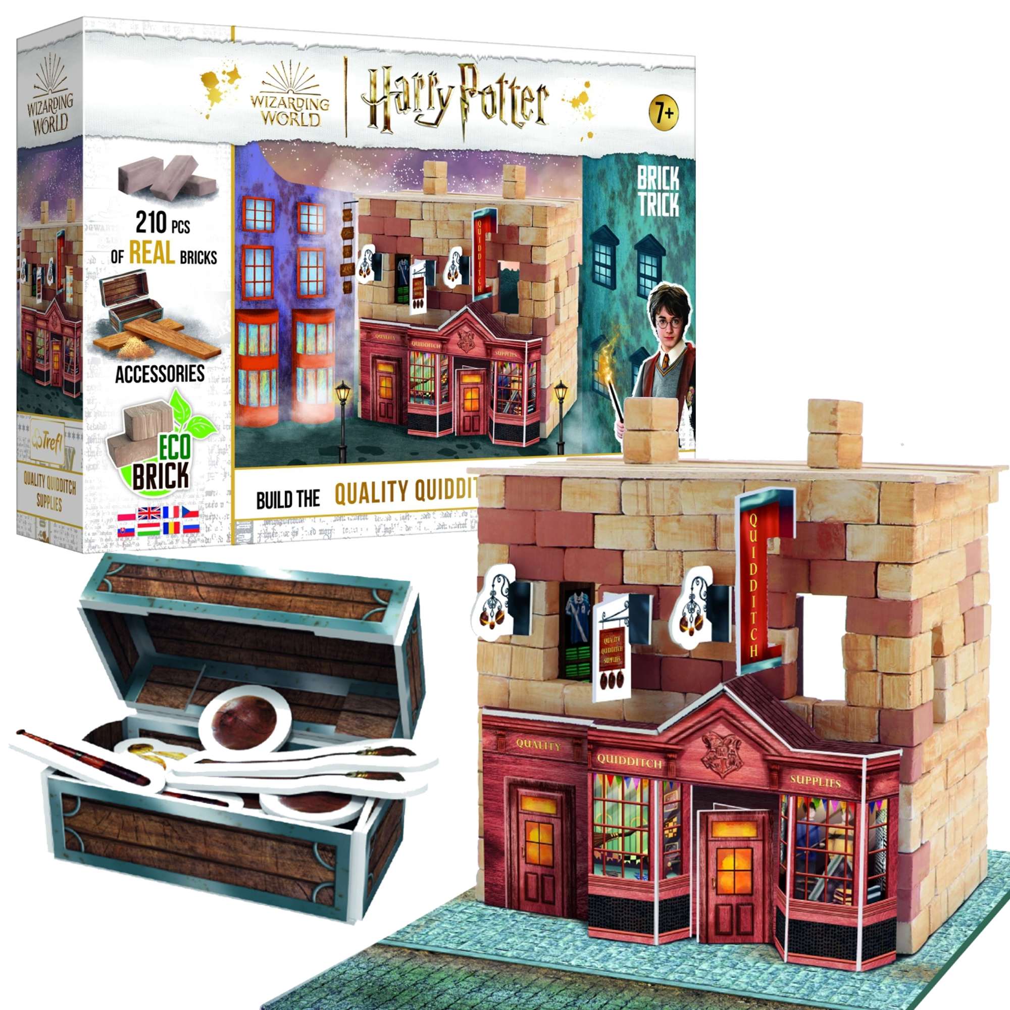Buduj z cegy Harry Potter Sklep ze sprztem do Quidditcha Trefl