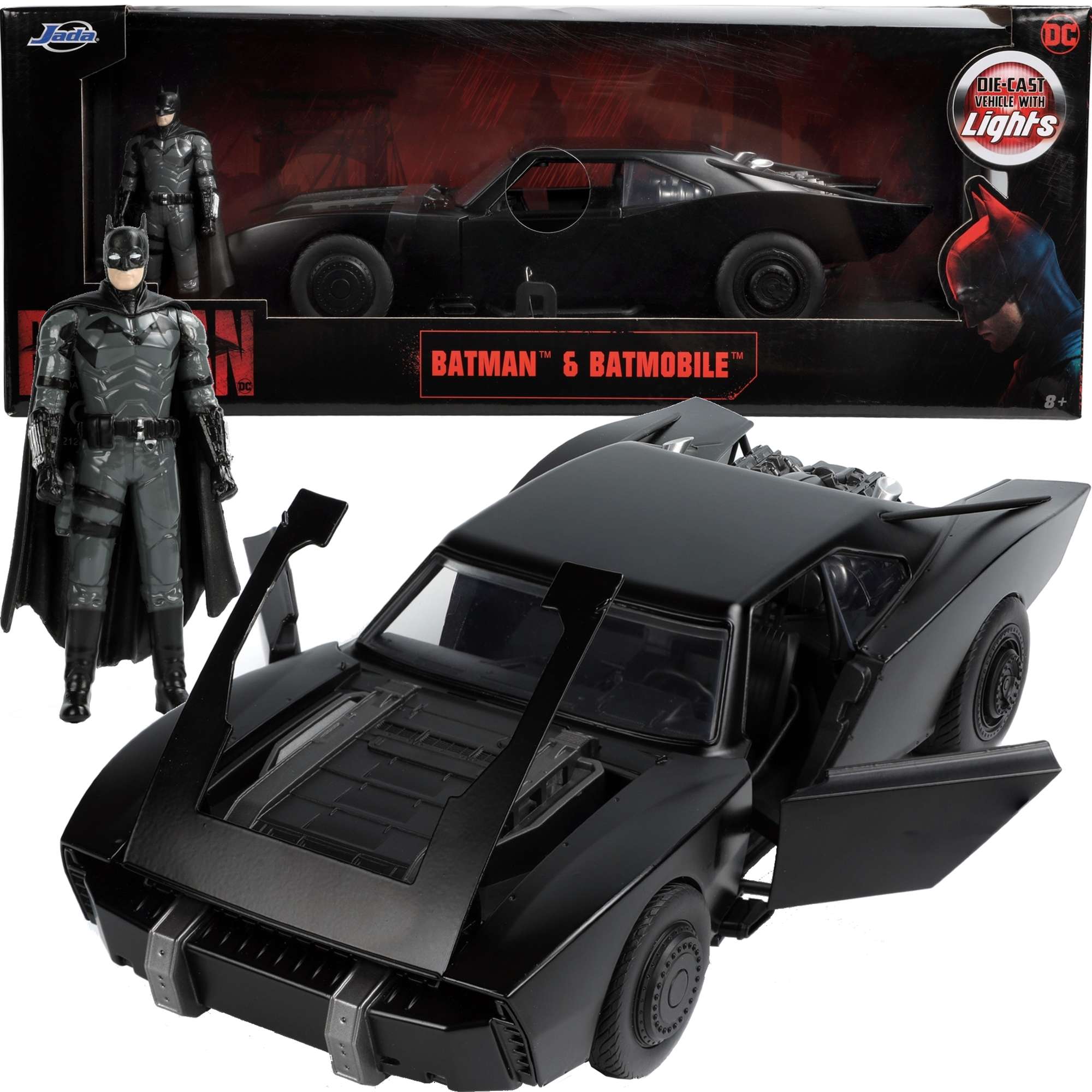 Batman zestaw pojazd Batmobile 1:18 z figurk±