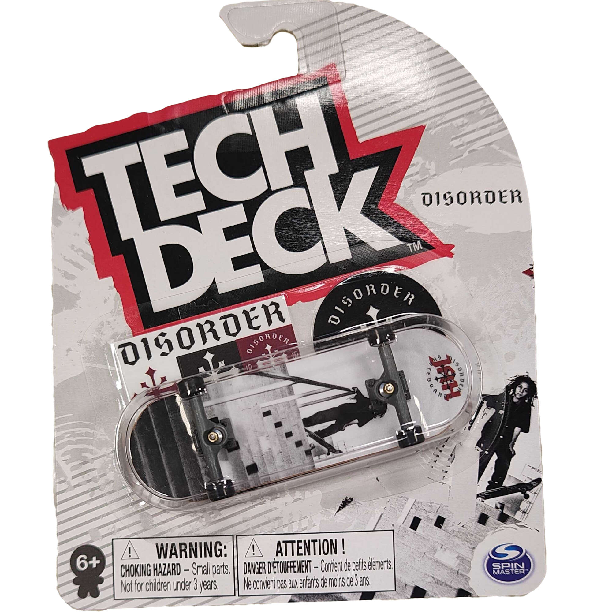 Tech Deck deskorolka fingerboard Disorder Schody + naklejki