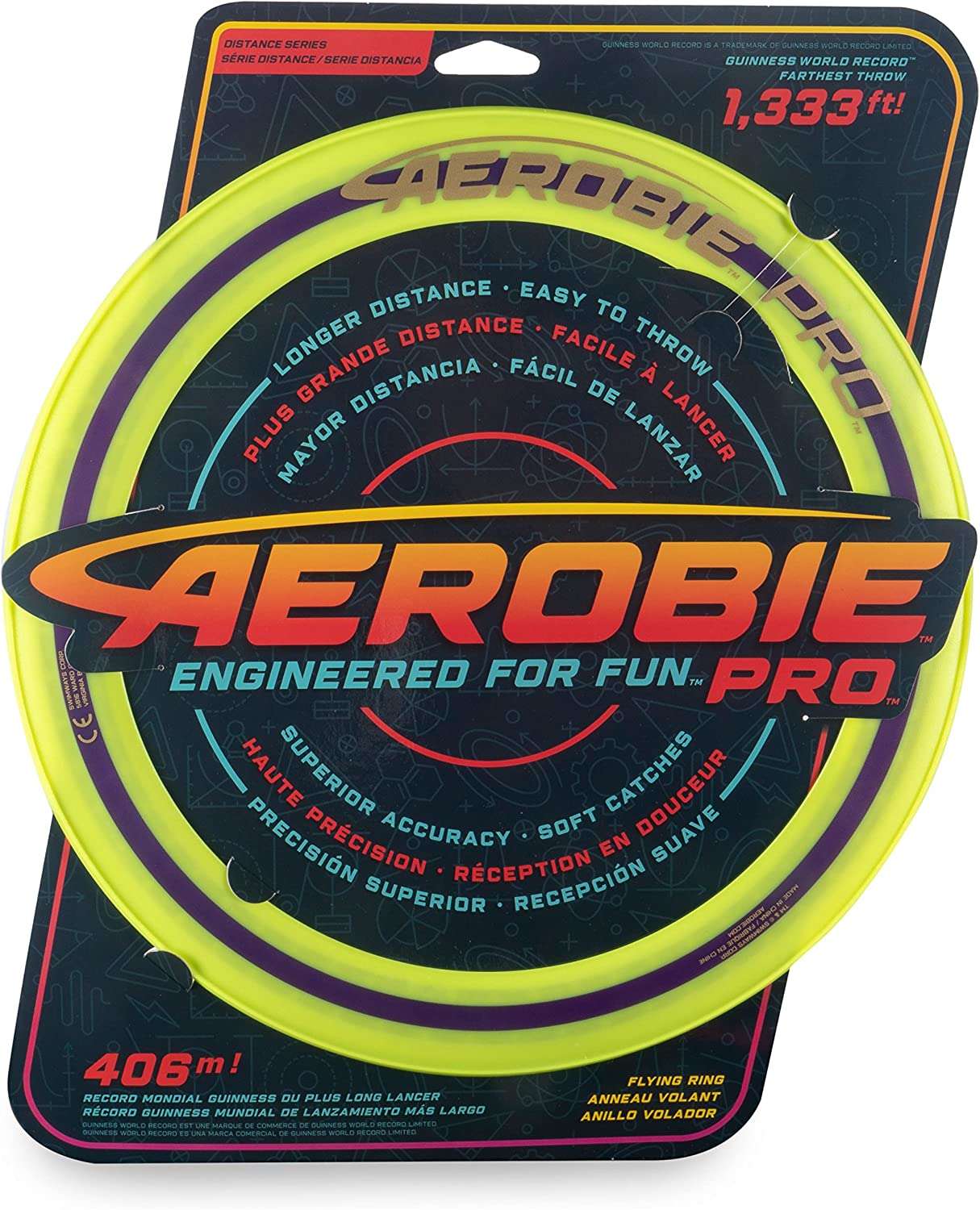 Obrcz do rzucania Aerobie Pro frisbee te Spin Master
