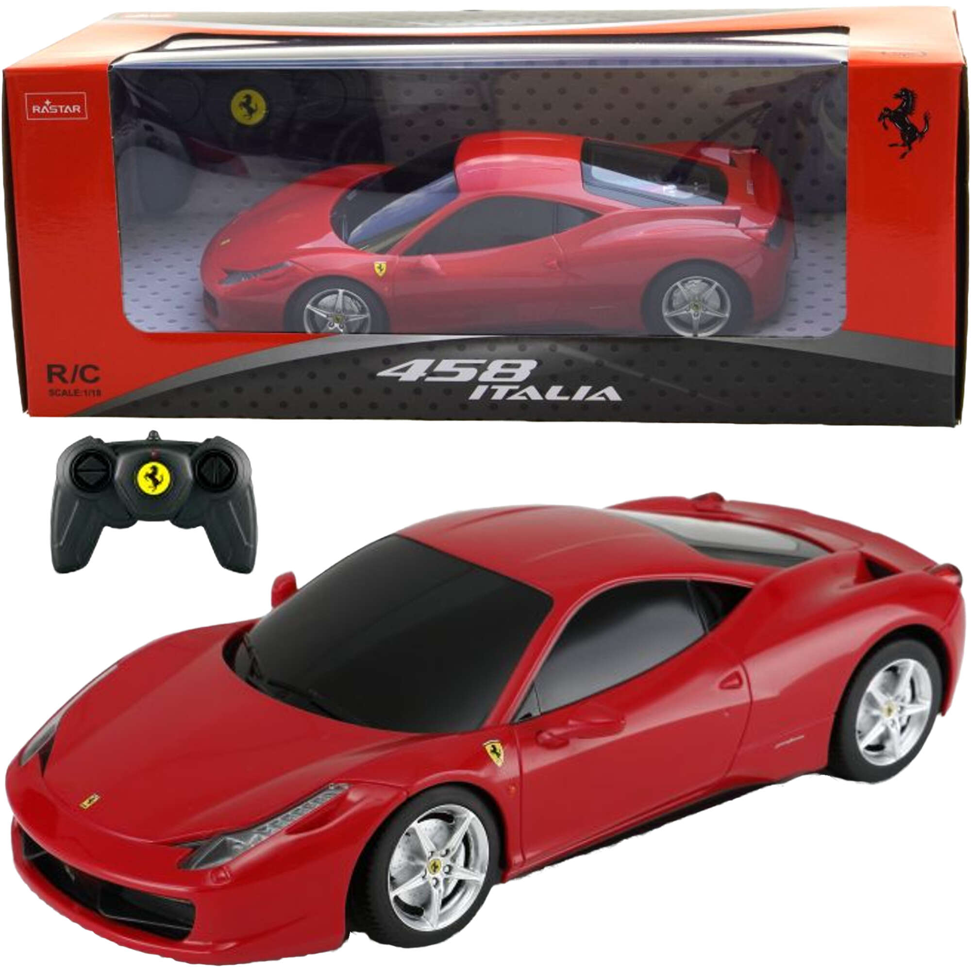 Zdalnie sterowane auto Ferrari 458 Italia RC pojazd sportowy