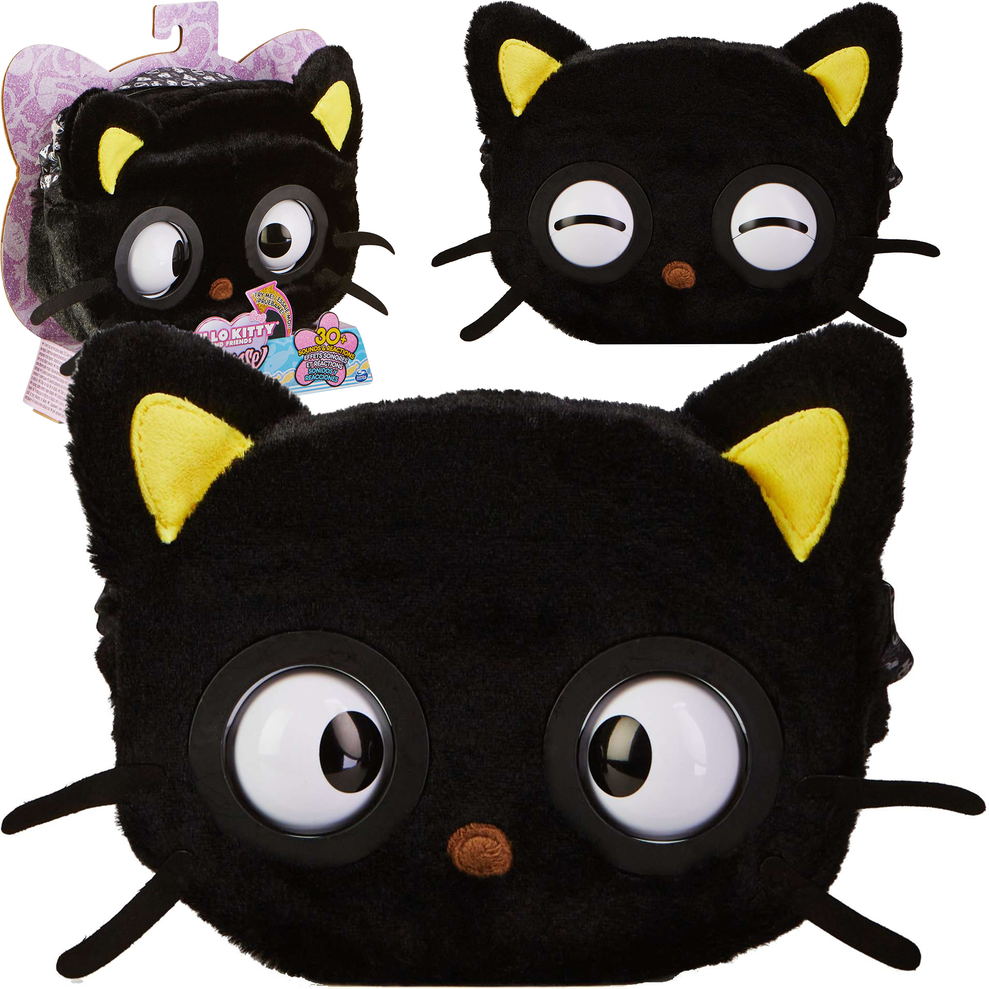 Purse Pets Hello Kitty Chococat Interaktywna torebka z oczami Kot Czarny Kotek Dwik