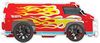 Bladez Auto kieszonkowe Mini Maker Kitz Super Van czerwony