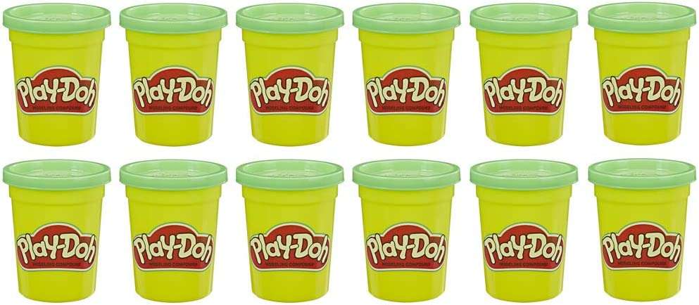 Zestaw uzupeniajcy Play-Doh Ciastolina masa plastyczna zielony 12-pak