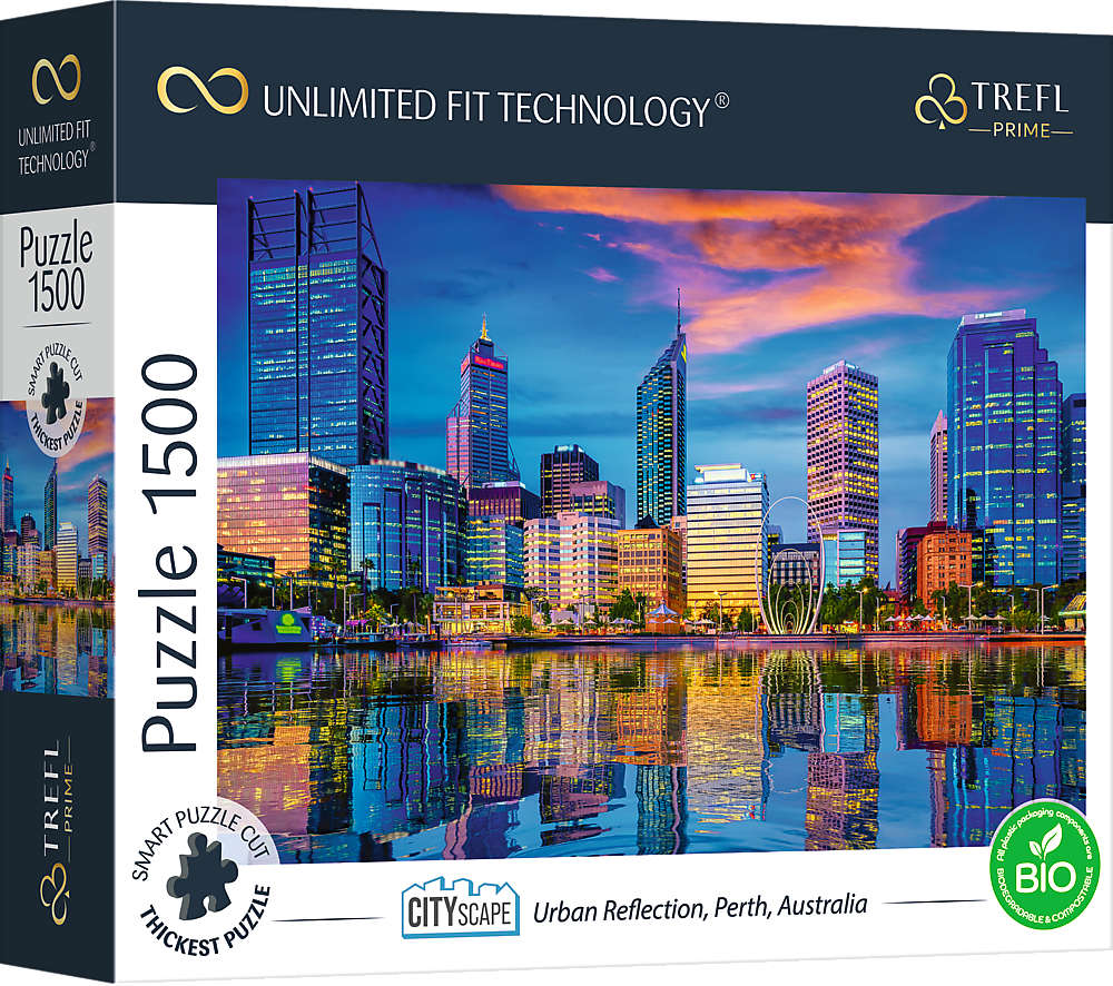 Puzzle Australia Perth wiata Miasta UFT Trefl 1500 elementw