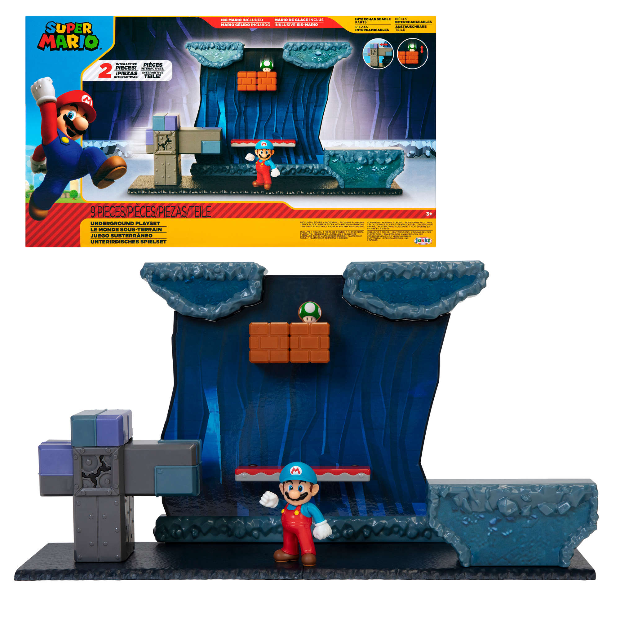 Jakks Super Mario podziemny zestaw z figurk±