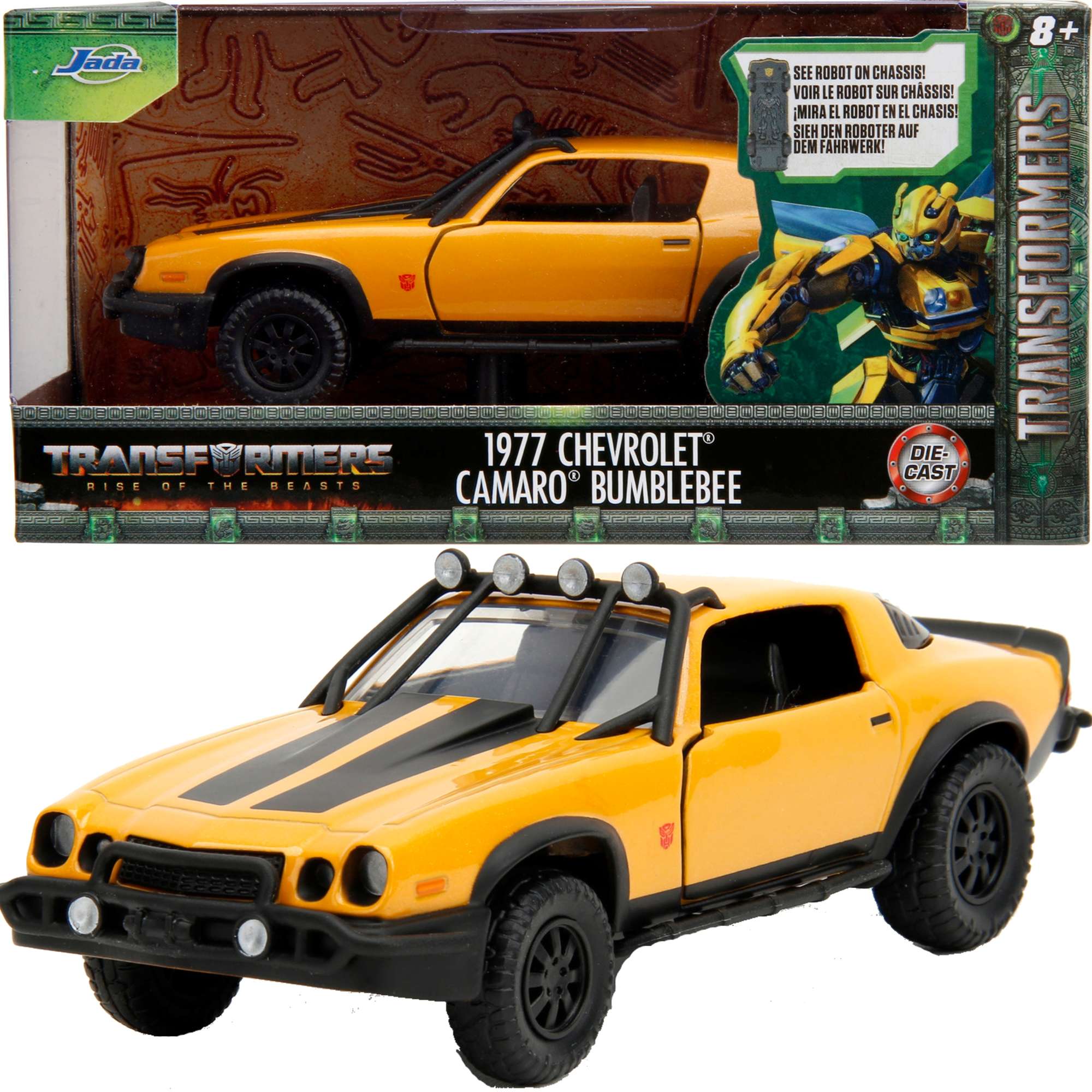 Transformers Auto Bumblebee Chevrolet Camaro 1977 te Autko Jada Toys