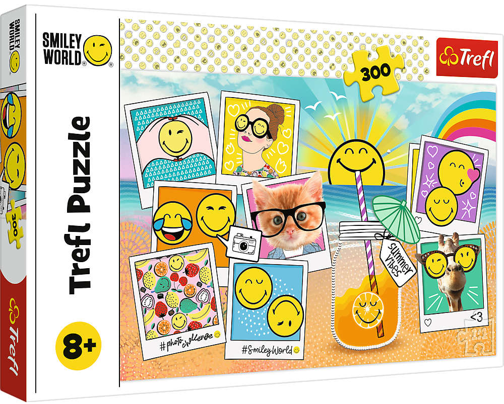 Puzzle 300 elementw Smiley na wakacjach