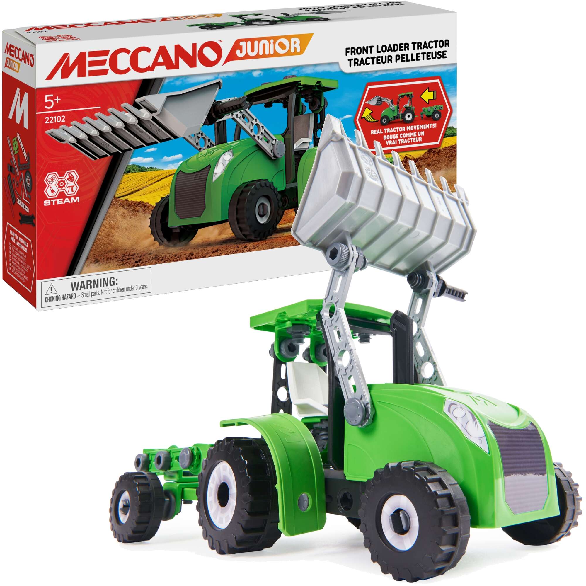 Traktor pojazd do zoenia Meccano Junior