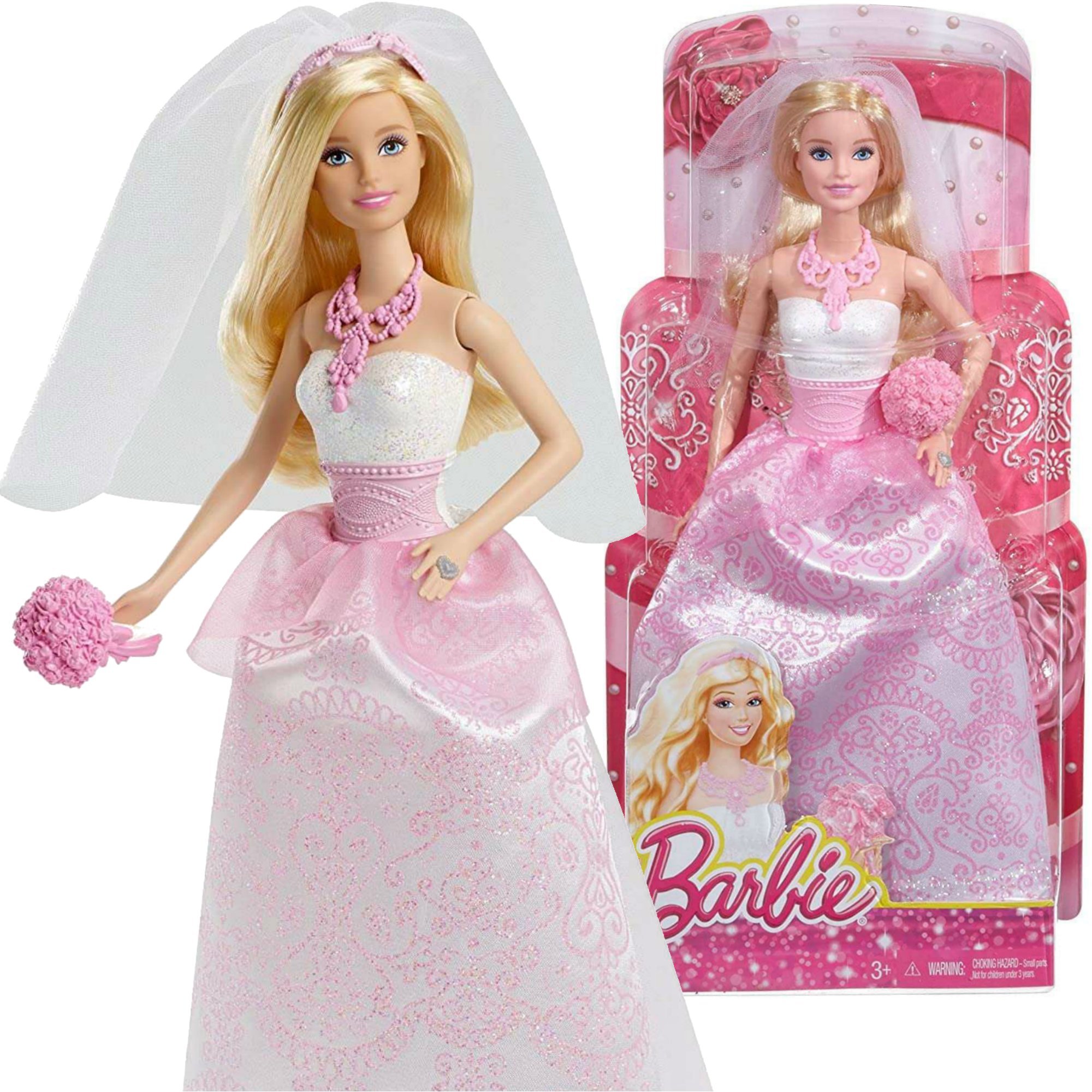 Barbie Panna M³oda suknia ¶lubna