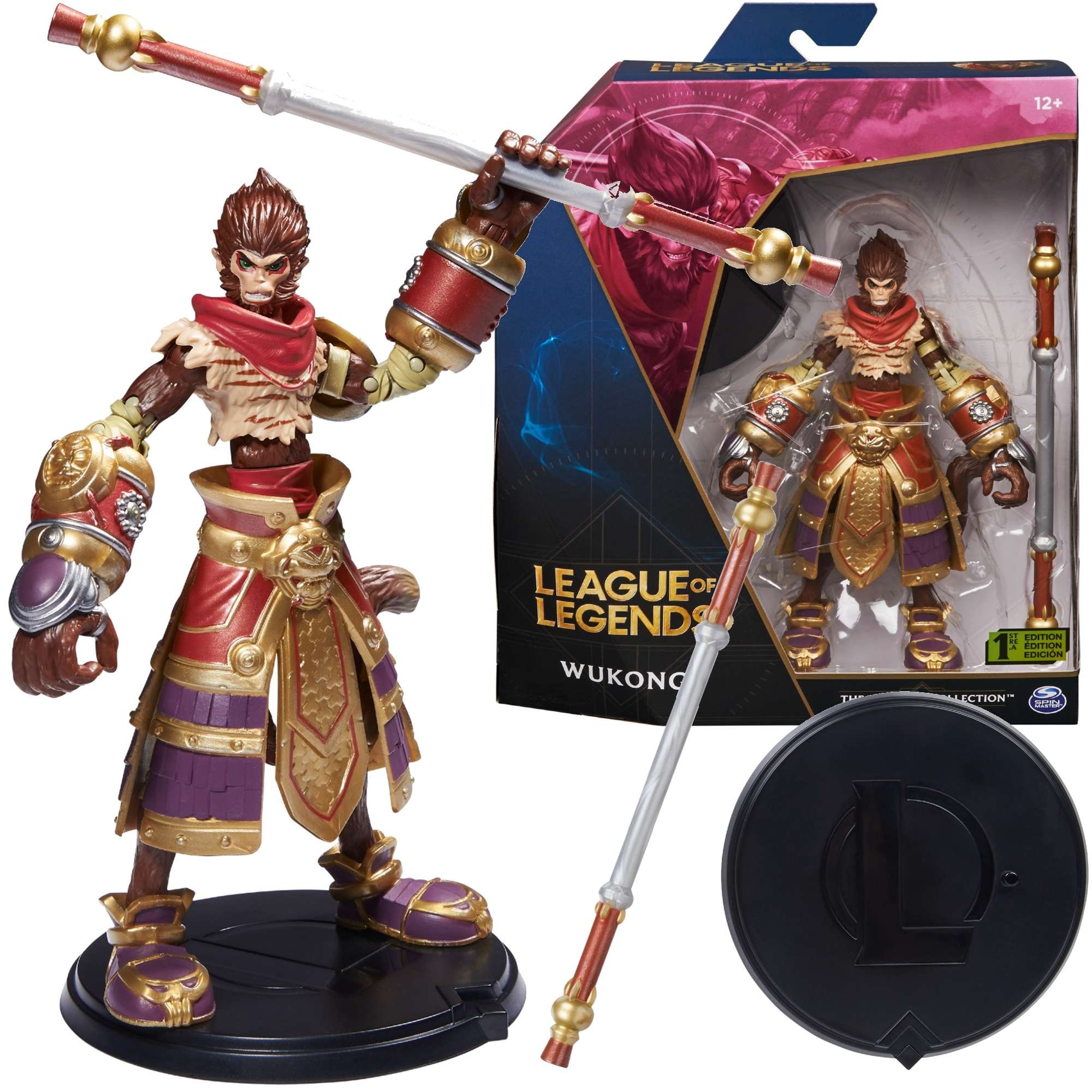 League of Legends LOL Wukong figurka kolekcjonerska + akcesoria