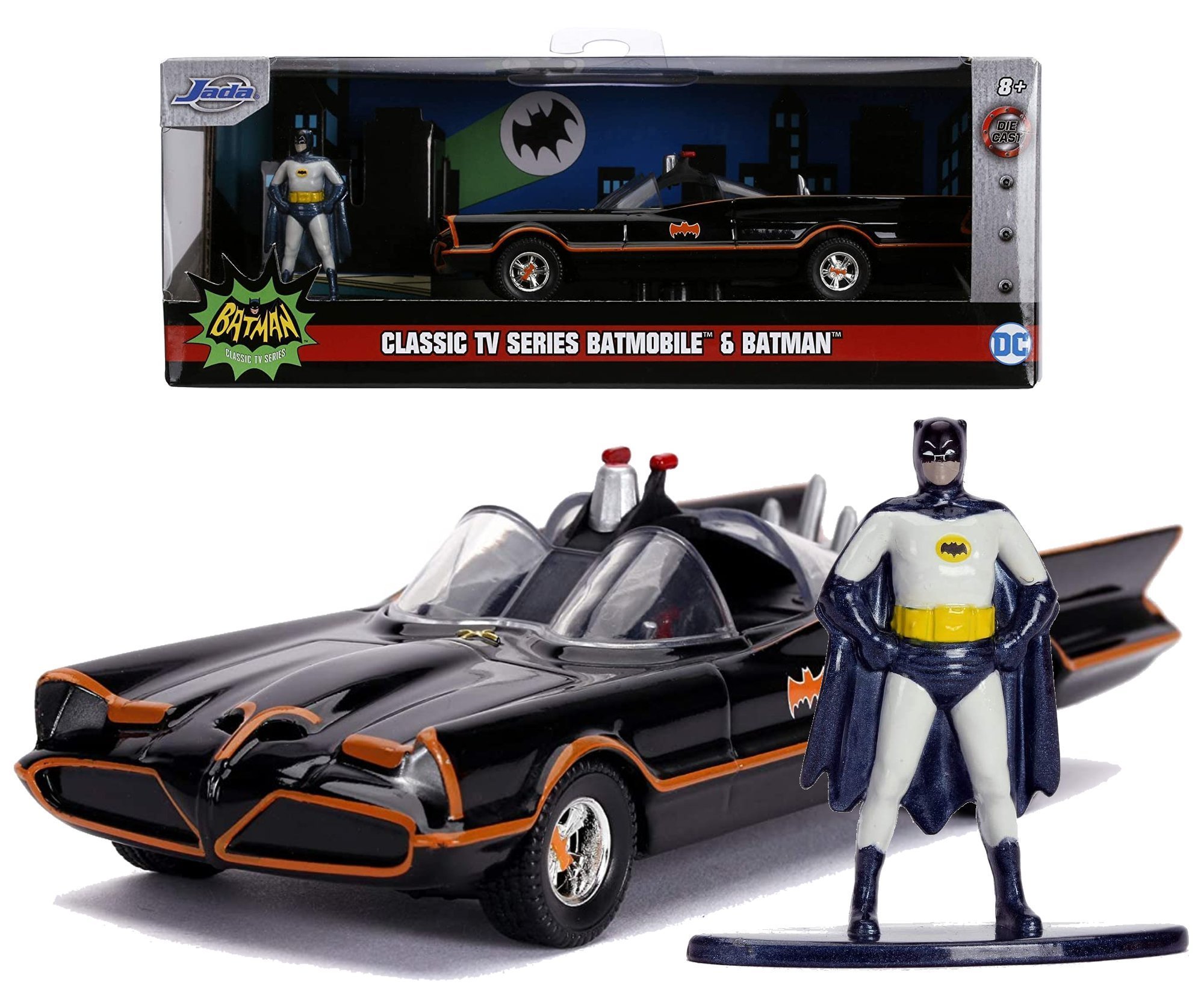 Jada Batman Batmobile Classic TV series + figurka