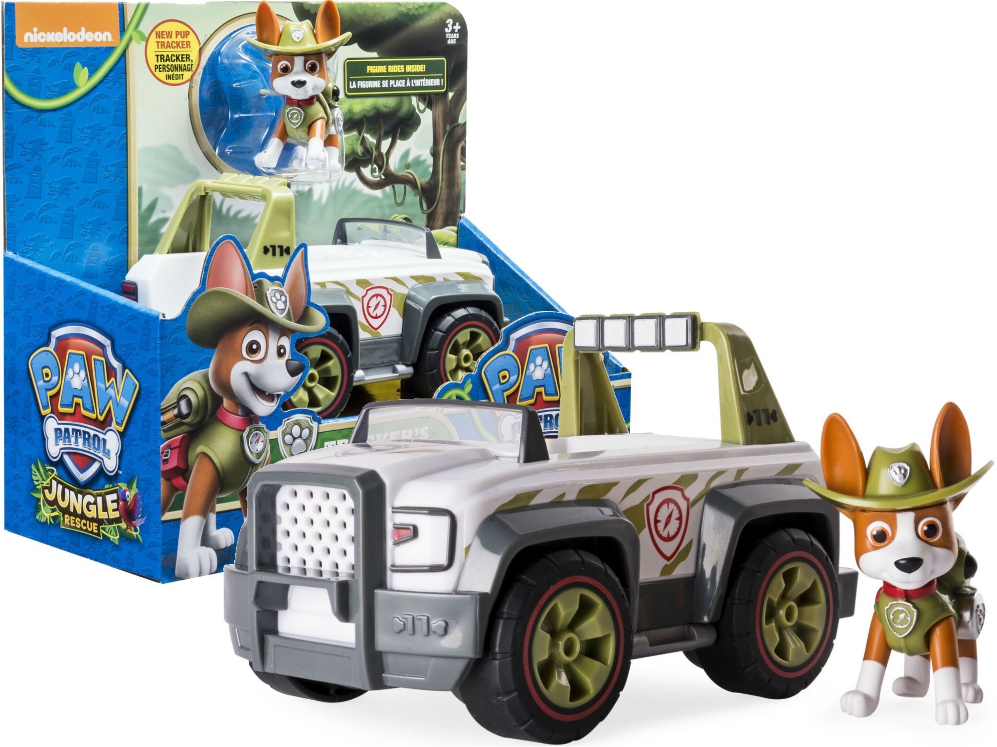 Spin Master Psi Patrol Tracker Jeep Pojazd z figurk Jungle
