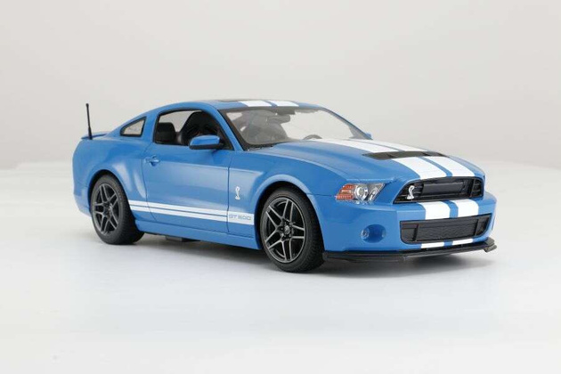 Zdalnie sterowane auto Ford Shelby GT500 RC niebieski pojazd sportowy 1:14 Rastar