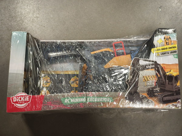OUTLET Zdalnie sterowana koparka Volvo Construction światło i dźwięk PO ZWROCIE