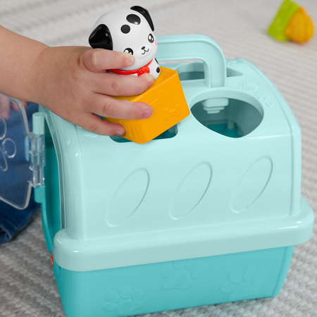 Fisher-Price Sorter Transporter Zestaw klocków z motywem zwierząt