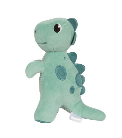 Urocza maskotka przytulanka zielony dinozaur 16 cm