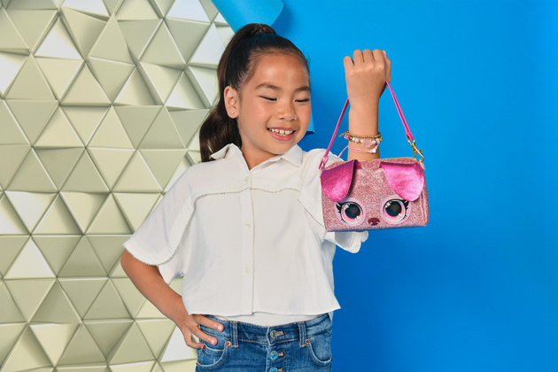 Purse Pets Dazzling Diva torebka z tęczowymi oczami