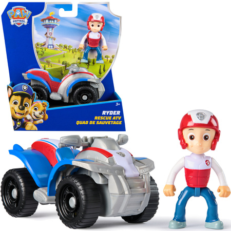 Psi Patrol Ryder Quad ATV Pojazd ratunkowy i Figurka eco