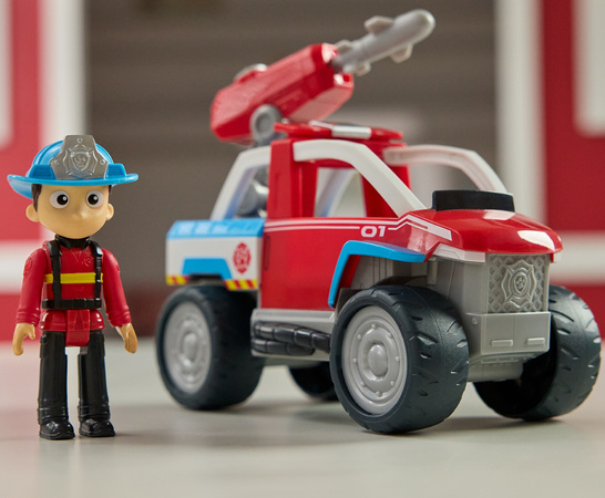 Psi Patrol Fire Rescue Ryder Quad ATV Pojazd Ratunkowy z wyrzutnią i Figurka